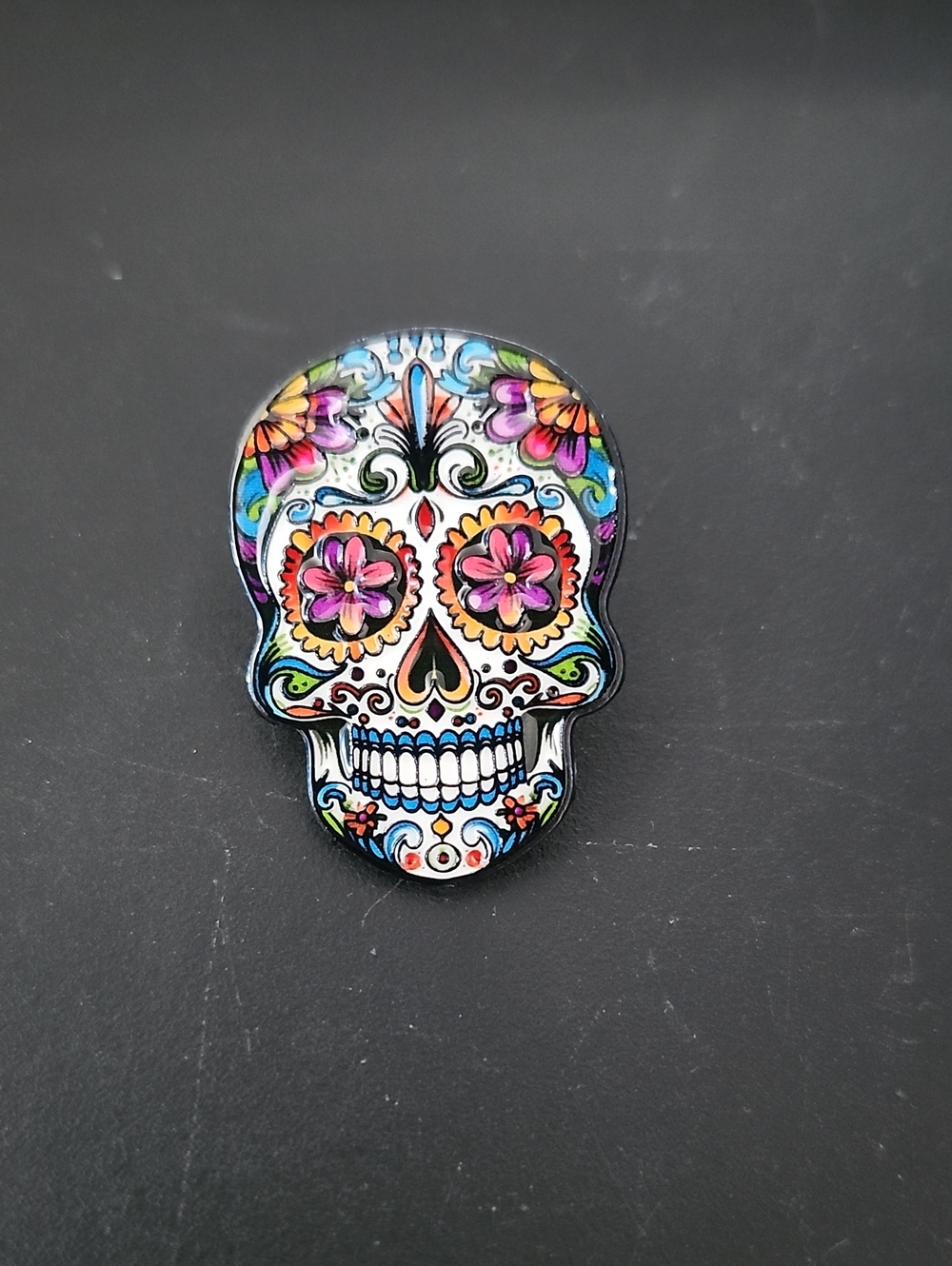 Sugar Skull Enamel Pin